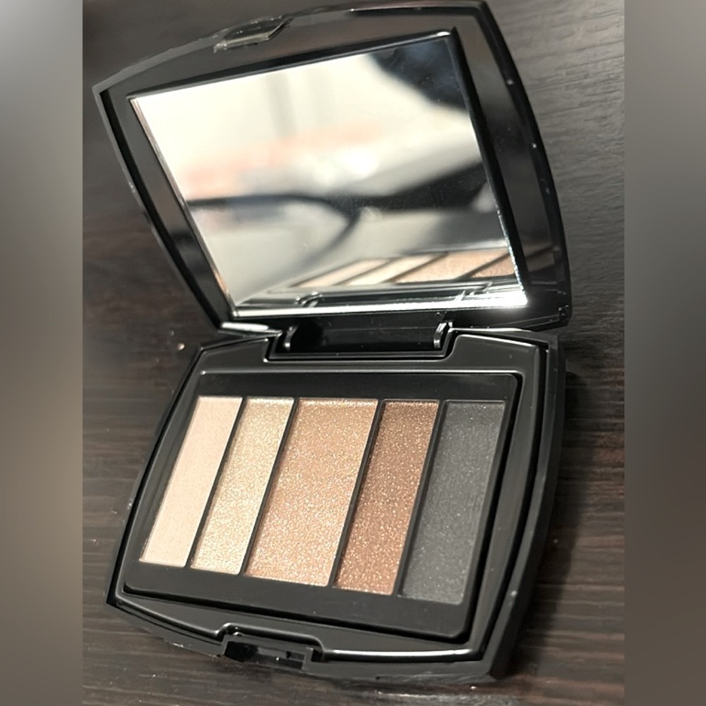 NEW [Lancome] Satin Sable Color Design 5-Shade Eyeshadow Pallet Compact 0.07 oz. - Picture 3 of 9